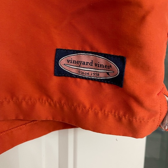 Vineyard Vines Swim Mens XL coral orange preppy beach - Picture 2 of 6